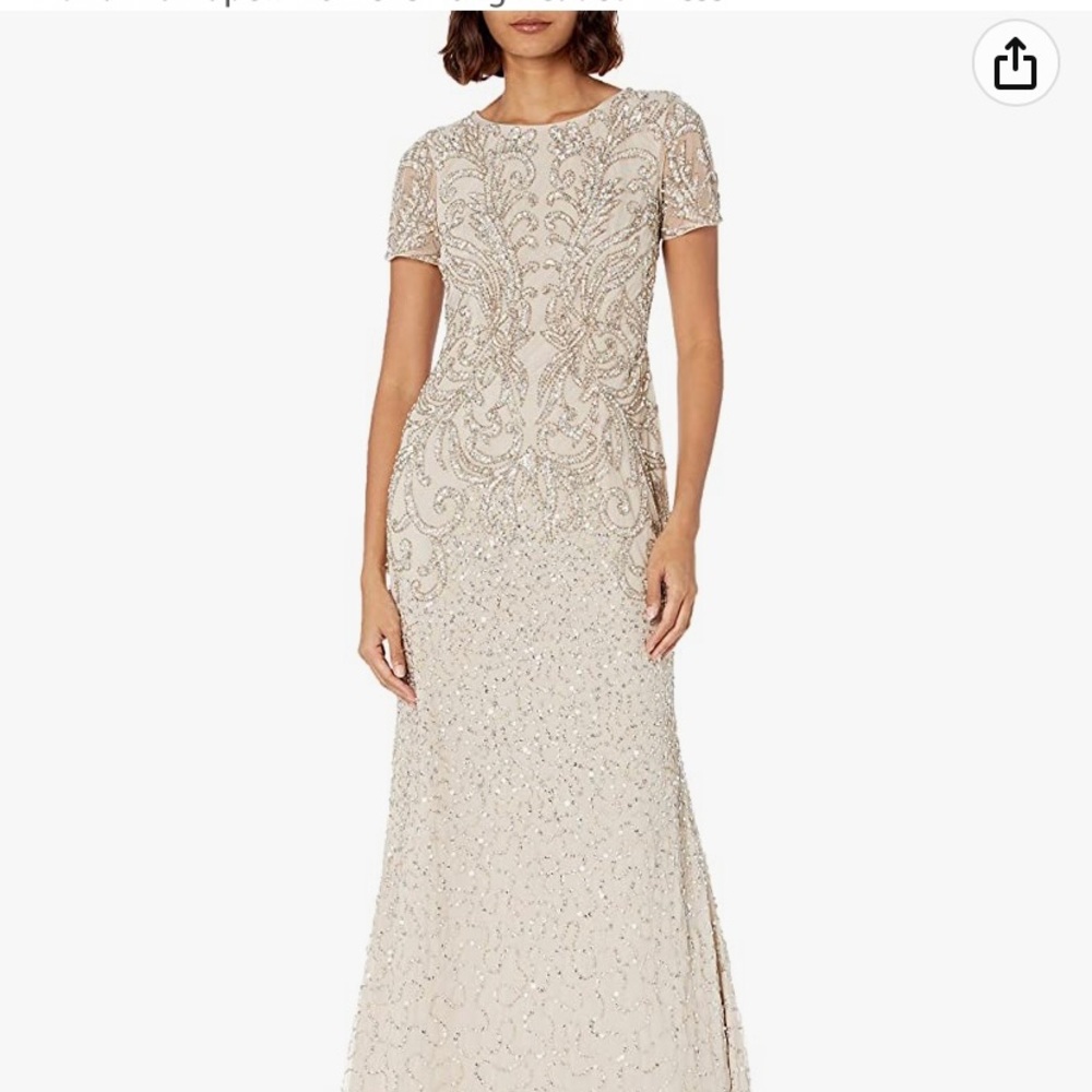 Adrianna Papell beaded gown